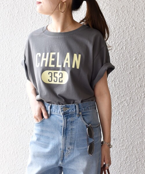 カレッジビッグTEE◆