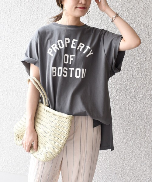 カレッジビッグTEE◆