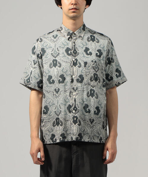 SOULEIADO（ソレイアード）の「インドコットン ショートスリーブシャツ（シャツ/ブラウス・メンズ・グレー系その他/ブラウン系その他/ブラウン系その他2/ベージュ系その他2・4/6/5/XS）」の9枚目の写真