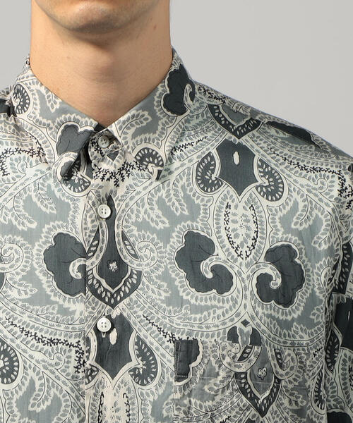 SOULEIADO（ソレイアード）の「インドコットン ショートスリーブシャツ（シャツ/ブラウス・メンズ・グレー系その他/ブラウン系その他/ブラウン系その他2/ベージュ系その他2・4/6/5/XS）」の12枚目の写真