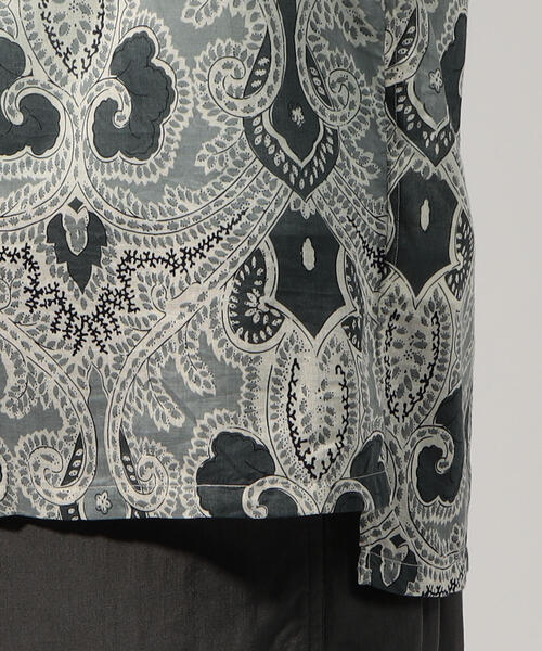 SOULEIADO（ソレイアード）の「インドコットン ショートスリーブシャツ（シャツ/ブラウス・メンズ・グレー系その他/ブラウン系その他/ブラウン系その他2/ベージュ系その他2・4/6/5/XS）」の14枚目の写真