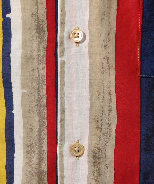 SOULEIADO（ソレイアード）の「インドコットン ショートスリーブシャツ（シャツ/ブラウス・メンズ・グレー系その他/ブラウン系その他/ブラウン系その他2/ベージュ系その他2・4/6/5/XS）」の19枚目の写真