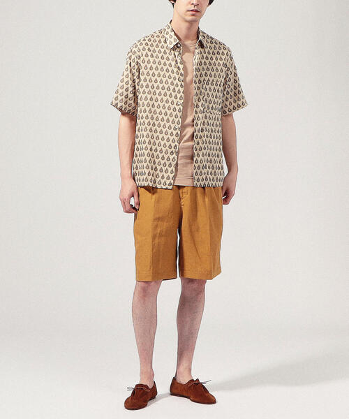 SOULEIADO（ソレイアード）の「インドコットン ショートスリーブシャツ（シャツ/ブラウス・メンズ・グレー系その他/ブラウン系その他/ブラウン系その他2/ベージュ系その他2・4/6/5/XS）」の21枚目の写真