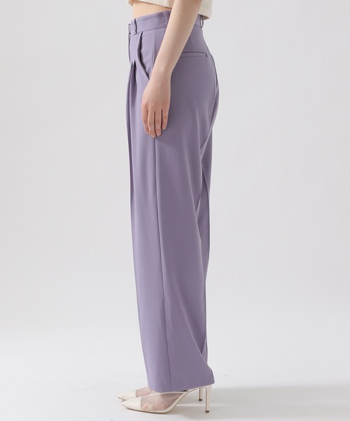 ALAND（エーランド）の「3.3Field Trip／2TUCK STRETCH パンツ 2951433（スラックス・レディース・ブラック/パープル/アイボリー・SMALL/MEDIUM）」の16枚目の写真