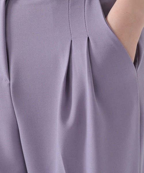 ALAND（エーランド）の「3.3Field Trip／2TUCK STRETCH パンツ 2951433（スラックス・レディース・ブラック/パープル/アイボリー・SMALL/MEDIUM）」の8枚目の写真