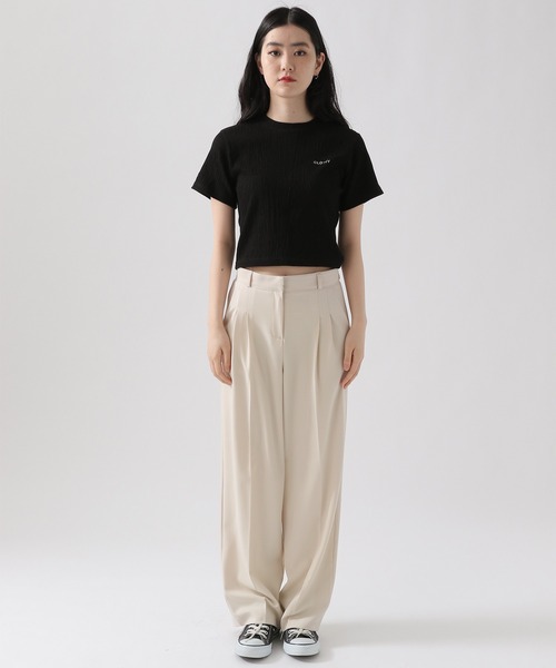 ALAND（エーランド）の「3.3Field Trip／2TUCK STRETCH パンツ 2951433（スラックス・レディース・ブラック/パープル/アイボリー・SMALL/MEDIUM）」の9枚目の写真