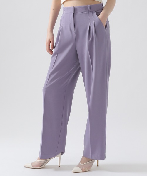 ALAND（エーランド）の「3.3Field Trip／2TUCK STRETCH パンツ 2951433（スラックス・レディース・ブラック/パープル/アイボリー・SMALL/MEDIUM）」の22枚目の写真