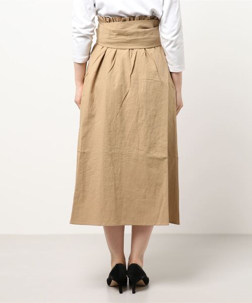 flower（フラワー）の「ボリュームリボンスカート（スカート・レディース・アイボリー/ベージュ・FREE）」の3枚目の写真