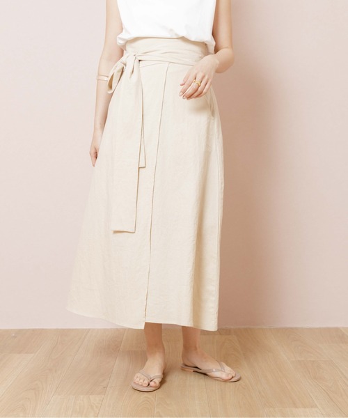 flower（フラワー）の「ボリュームリボンスカート（スカート・レディース・アイボリー/ベージュ・FREE）」の11枚目の写真