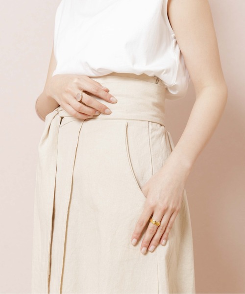 flower（フラワー）の「ボリュームリボンスカート（スカート・レディース・アイボリー/ベージュ・FREE）」の13枚目の写真