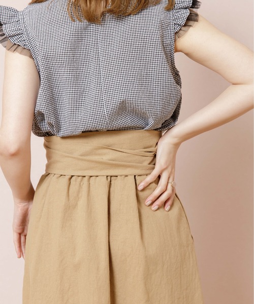 flower（フラワー）の「ボリュームリボンスカート（スカート・レディース・アイボリー/ベージュ・FREE）」の21枚目の写真