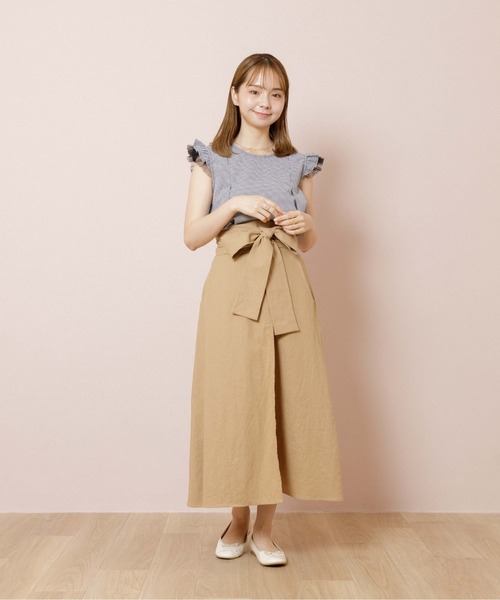 flower（フラワー）の「ボリュームリボンスカート（スカート・レディース・アイボリー/ベージュ・FREE）」の15枚目の写真