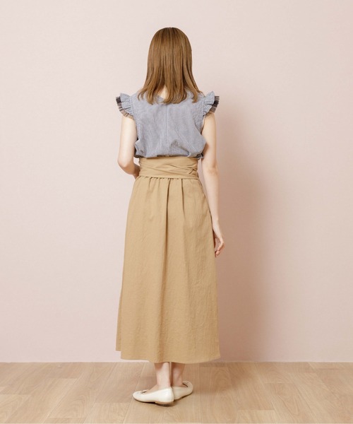 flower（フラワー）の「ボリュームリボンスカート（スカート・レディース・アイボリー/ベージュ・FREE）」の17枚目の写真