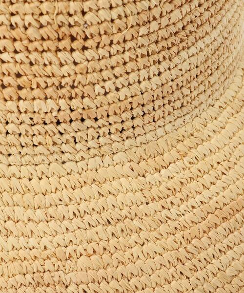 couture brooch（クチュールブローチ）の「◆ラフィアバケットハット（ハット・レディース・ナチュラル・00）」の5枚目の写真