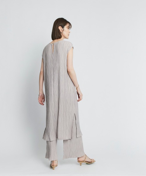 RIVE DROITE（リヴドロワ）の「プリーツセットアップ（ワンピース・レディース・ライトベージュ/ブルー・FREE）」の12枚目の写真