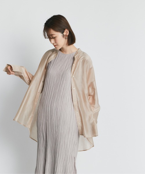 RIVE DROITE（リヴドロワ）の「プリーツセットアップ（ワンピース・レディース・ライトベージュ/ブルー・FREE）」の20枚目の写真