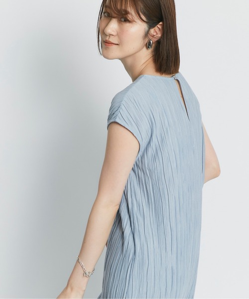 RIVE DROITE（リヴドロワ）の「プリーツセットアップ（ワンピース・レディース・ライトベージュ/ブルー・FREE）」の21枚目の写真