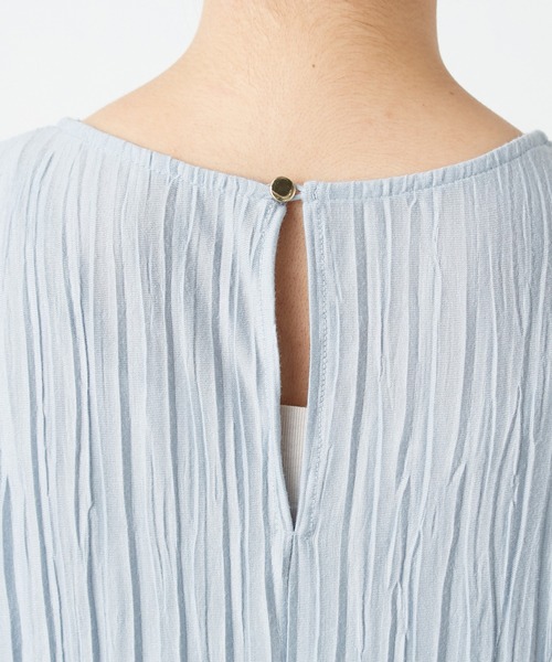 RIVE DROITE（リヴドロワ）の「プリーツセットアップ（ワンピース・レディース・ライトベージュ/ブルー・FREE）」の7枚目の写真