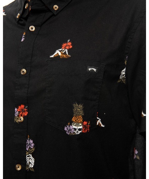 80s BILLABONG サイケデリック アロハ シャツ OLD ビラボン（BILLABONG 