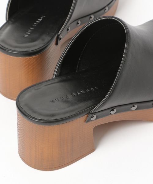 LOWRYS FARM（ローリーズファーム）の「ヒールサボ　953356（サンダル・レディース・ブラック/ブラウン・MEDIUM/LARGE）」の8枚目の写真