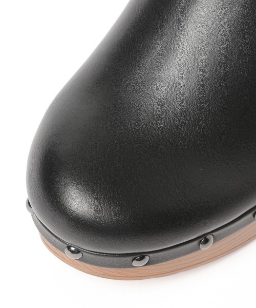 LOWRYS FARM（ローリーズファーム）の「ヒールサボ　953356（サンダル・レディース・ブラック/ブラウン・MEDIUM/LARGE）」の9枚目の写真