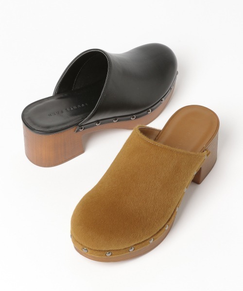 LOWRYS FARM（ローリーズファーム）の「ヒールサボ　953356（サンダル・レディース・ブラック/ブラウン・MEDIUM/LARGE）」の11枚目の写真