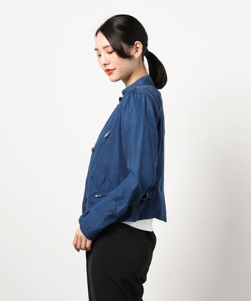 agnes b.（アニエスベー）の「UAW4 VESTE デニムジャケット（デニムジャケット・レディース・インディゴブルー・42/40/38/36）」の2枚目の写真