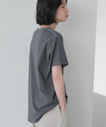 AMERICAN HOLIC | クルーネックベーシック半袖カットプルオーバー(Tシャツ/カットソー)