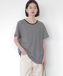 AMERICAN HOLIC | クルーネックベーシック半袖カットプルオーバー(Tシャツ/カットソー)