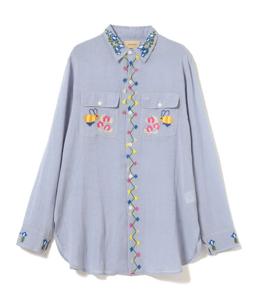 BEAMS BOY（ビームスボーイ）の「maturely / Embroidery Work Shirts 