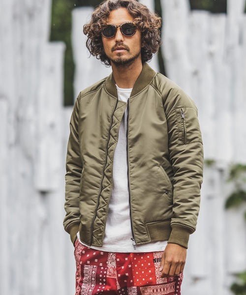 felkod Nylon Insulation MA-1ジャケット felkod（フィルコッド）の「mj7973-Nylon Insulation MA-1 ジャケット