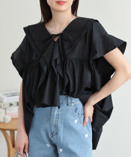 model：162cm 着用サイズ：F