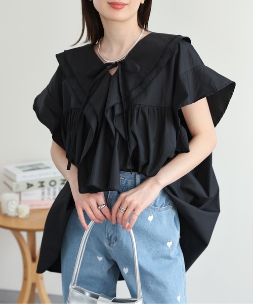 model：162cm 着用サイズ：F