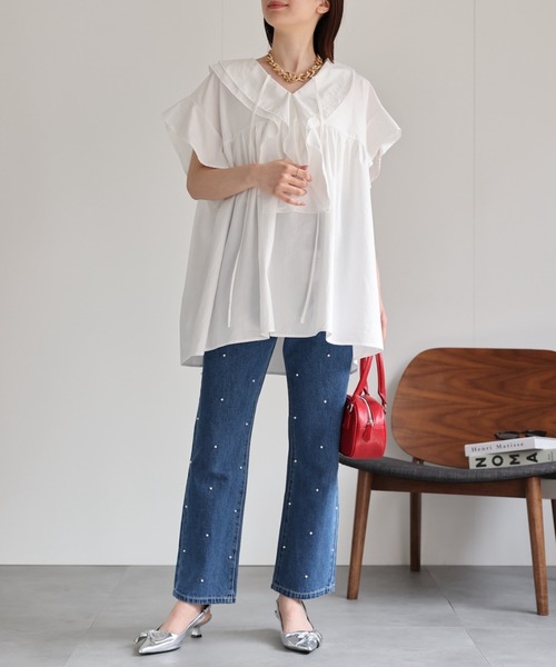model：162cm 着用サイズ：F