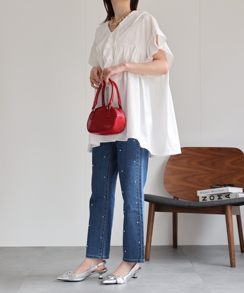 model：162cm 着用サイズ：F