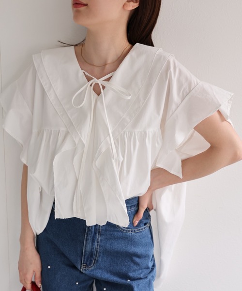 model：162cm 着用サイズ：F