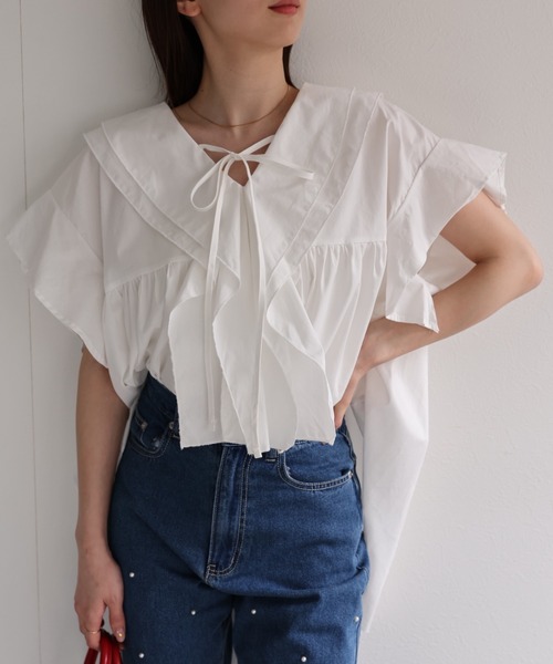 model：162cm 着用サイズ：F