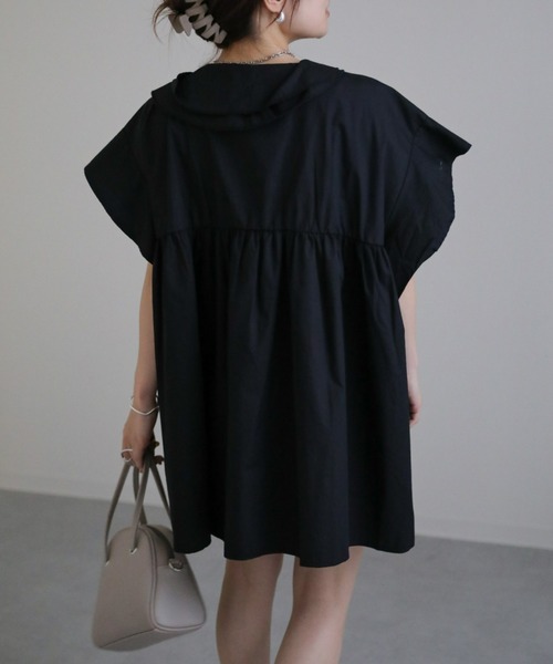 sakishimatokyo（サキシマトーキョー）の「ビックカラーチュニック（チュニック・レディース・ベージュ/ブラック/グリーン/ホワイト/ブルー系その他/ブラック系その他・FREE）」の8枚目の写真