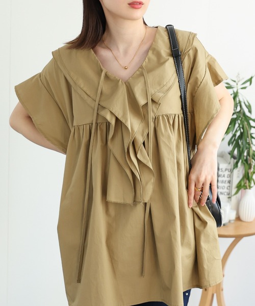 model：162cm 着用サイズ：F