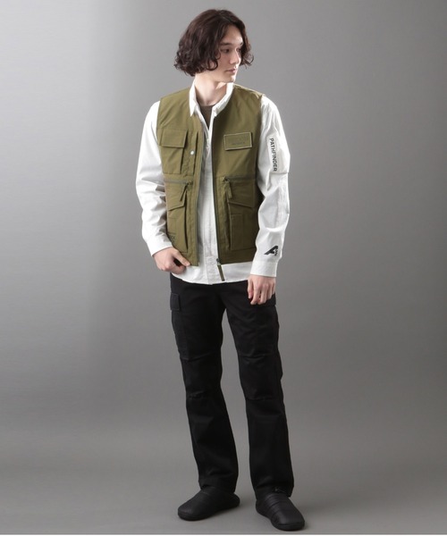 AVIREX（アヴィレックス）の「【AVIREX FLYER’S】ベスト / VEST AF / アヴィレックス / AVIREX（その他アウター・メンズ・オリーブ/オレンジ・MEDIUM/LARGE/X-LARGE/XX-LARGE）」の10枚目の写真