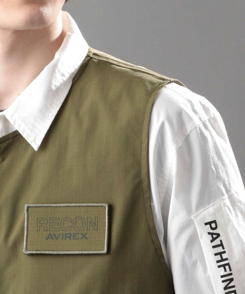 AVIREX（アヴィレックス）の「【AVIREX FLYER’S】ベスト / VEST AF / アヴィレックス / AVIREX（その他アウター・メンズ・オリーブ/オレンジ・MEDIUM/LARGE/X-LARGE/XX-LARGE）」の5枚目の写真