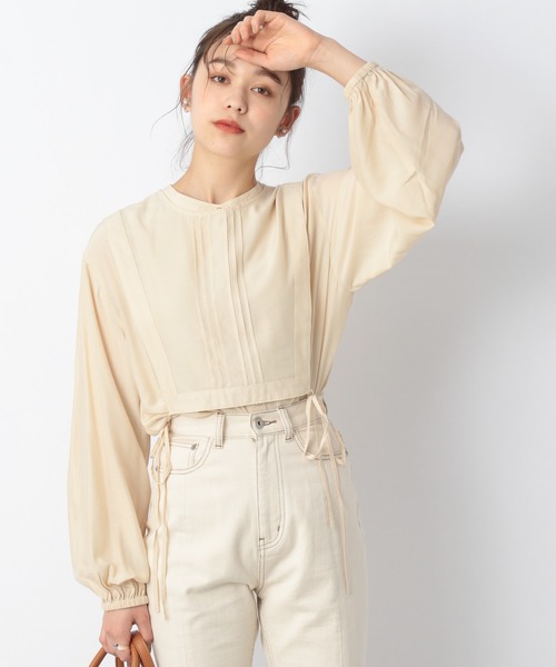 Heather（ヘザー）の「ベストツキ2WAYシャツ　958353（シャツ/ブラウス・レディース・ベージュ/カーキ/オレンジ・FREE）」の7枚目の写真