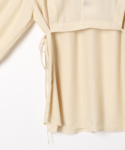 Heather（ヘザー）の「ベストツキ2WAYシャツ　958353（シャツ/ブラウス・レディース・ベージュ/カーキ/オレンジ・FREE）」の17枚目の写真