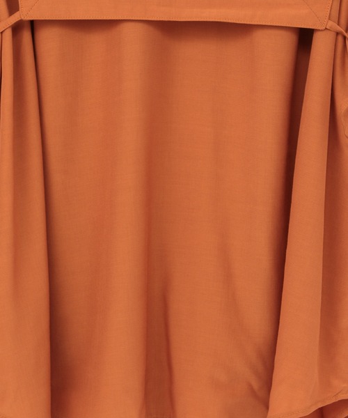 Heather（ヘザー）の「ベストツキ2WAYシャツ　958353（シャツ/ブラウス・レディース・ベージュ/カーキ/オレンジ・FREE）」の6枚目の写真