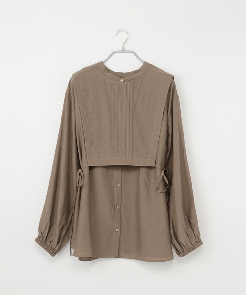 Heather（ヘザー）の「ベストツキ2WAYシャツ　958353（シャツ/ブラウス・レディース・ベージュ/カーキ/オレンジ・FREE）」の21枚目の写真