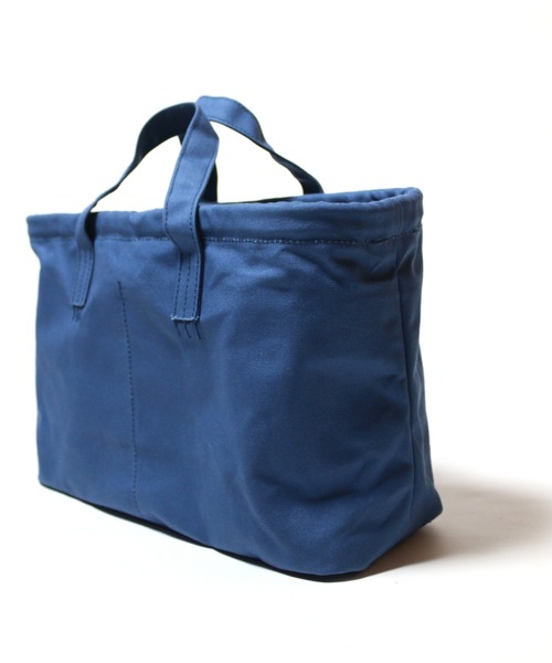 THE SUPERIOR LABOR(シュペリオールレイバー)の「”Hello TSL” tote bag shallow(ショルダーバッグ・メンズ・グリーン/ブルー・FREE)」の4枚目の写真