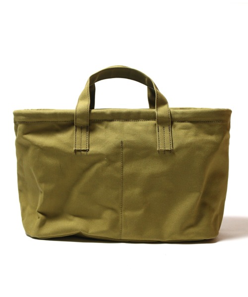 THE SUPERIOR LABOR(シュペリオールレイバー)の「”Hello TSL” tote bag shallow(ショルダーバッグ・メンズ・グリーン/ブルー・FREE)」の5枚目の写真
