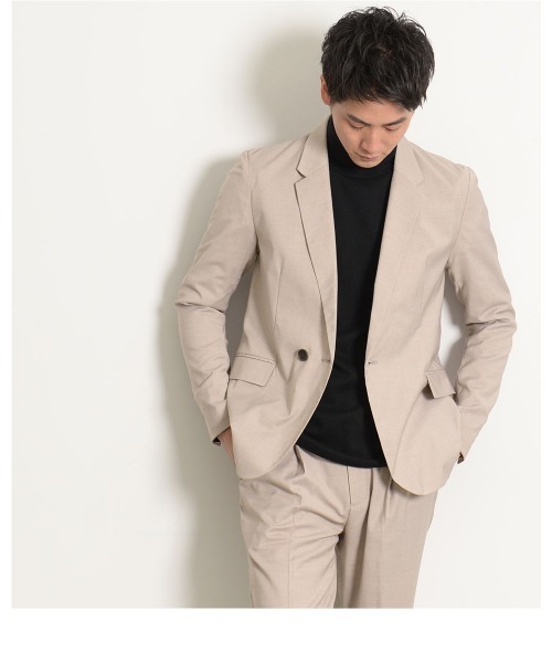 GOSTAR DE FUGA（ゴスタール ジフーガ）の「『GOSTAR DE FUGA』TRストレッチテーラードジャケット（テーラードジャケット・メンズ・ブラック/ベージュ・M/L）」の6枚目の写真