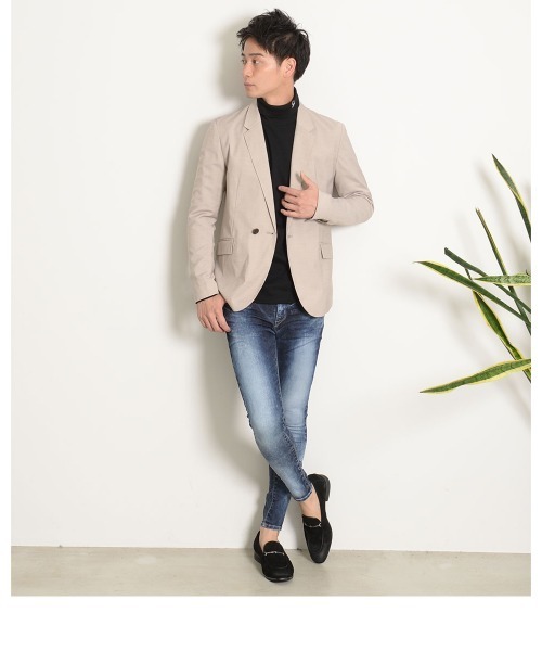 GOSTAR DE FUGA（ゴスタール ジフーガ）の「『GOSTAR DE FUGA』TRストレッチテーラードジャケット（テーラードジャケット・メンズ・ブラック/ベージュ・M/L）」の14枚目の写真