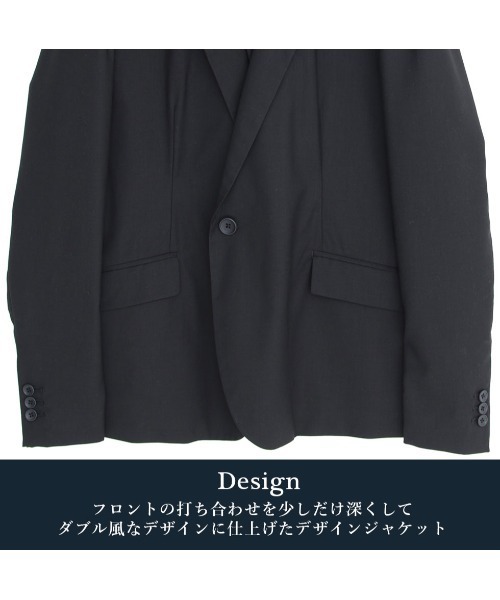 GOSTAR DE FUGA（ゴスタール ジフーガ）の「『GOSTAR DE FUGA』TRストレッチテーラードジャケット（テーラードジャケット・メンズ・ブラック/ベージュ・M/L）」の18枚目の写真